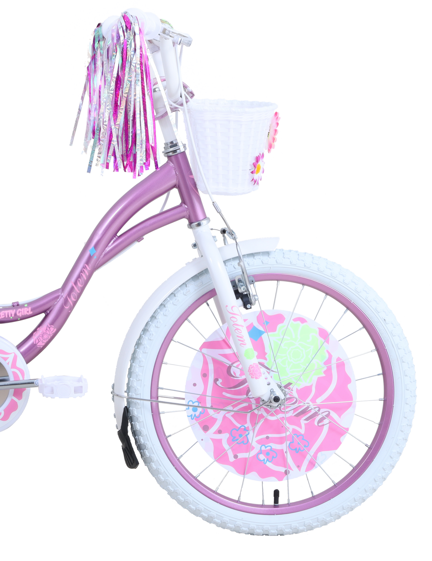 BICICLETA TOTEM INFANTIL ARO 20 PRETTY ROSADO