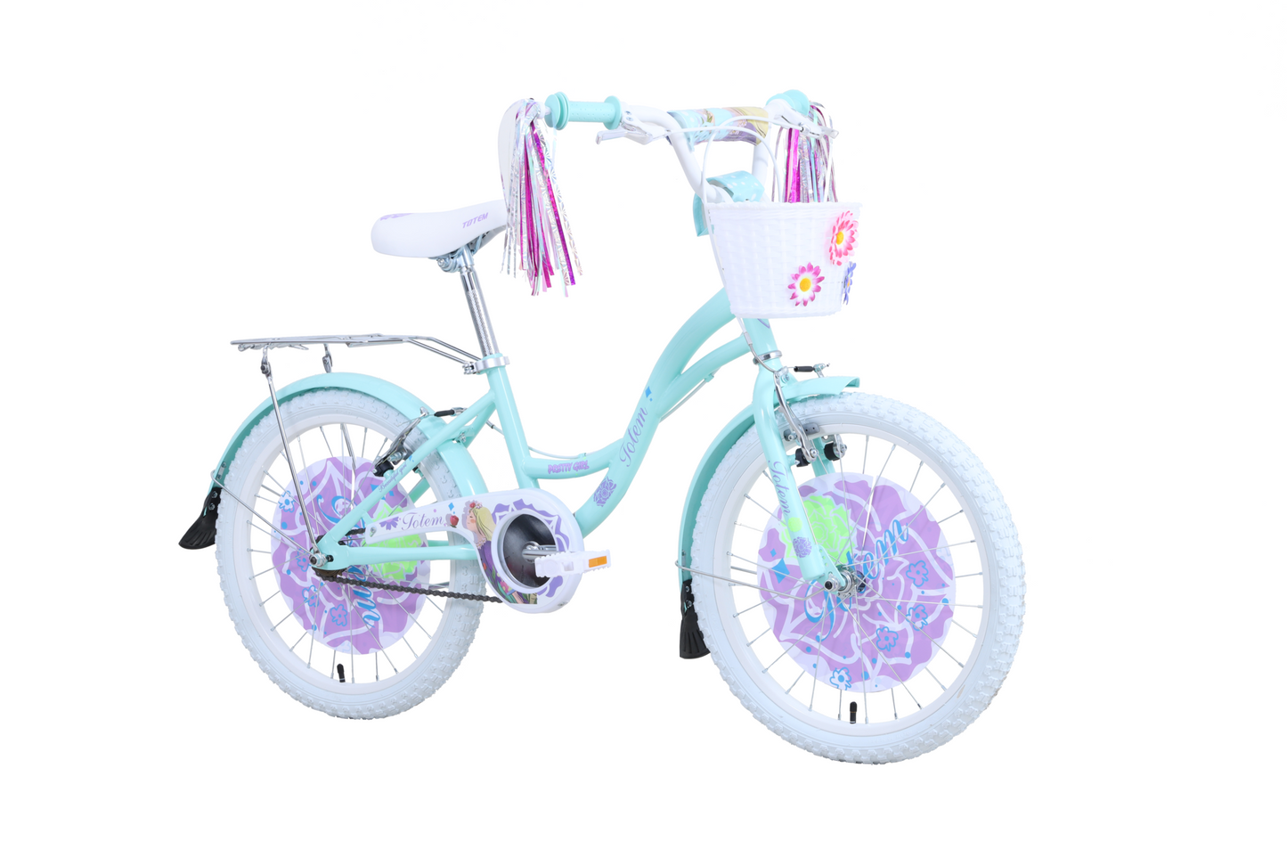 BICICLETA TOTEM INFANTIL ARO 20 PRETTY VERDE CIAN