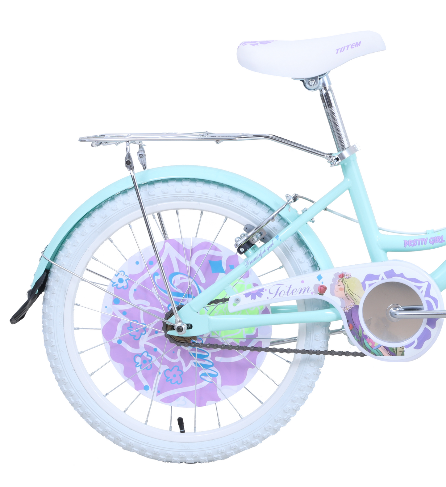 BICICLETA TOTEM INFANTIL ARO 20 PRETTY VERDE CIAN