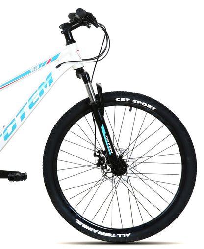 BICICLETA TOTEM MTB ARO 26 MODELO Y650 BLANCO CELESTE