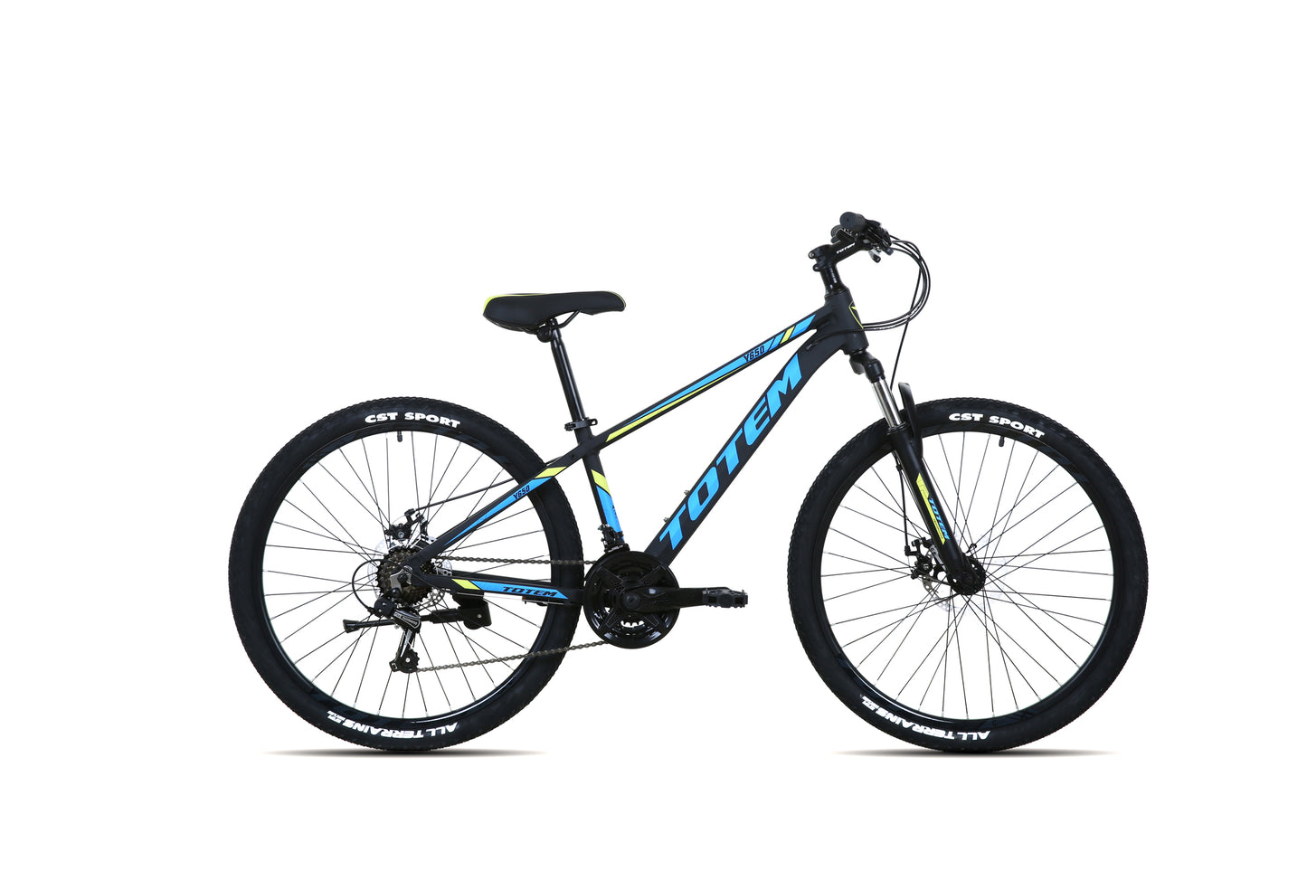 BICICLETA TOTEM MTB ARO 26 MODELO Y650 NEGRO AZUL