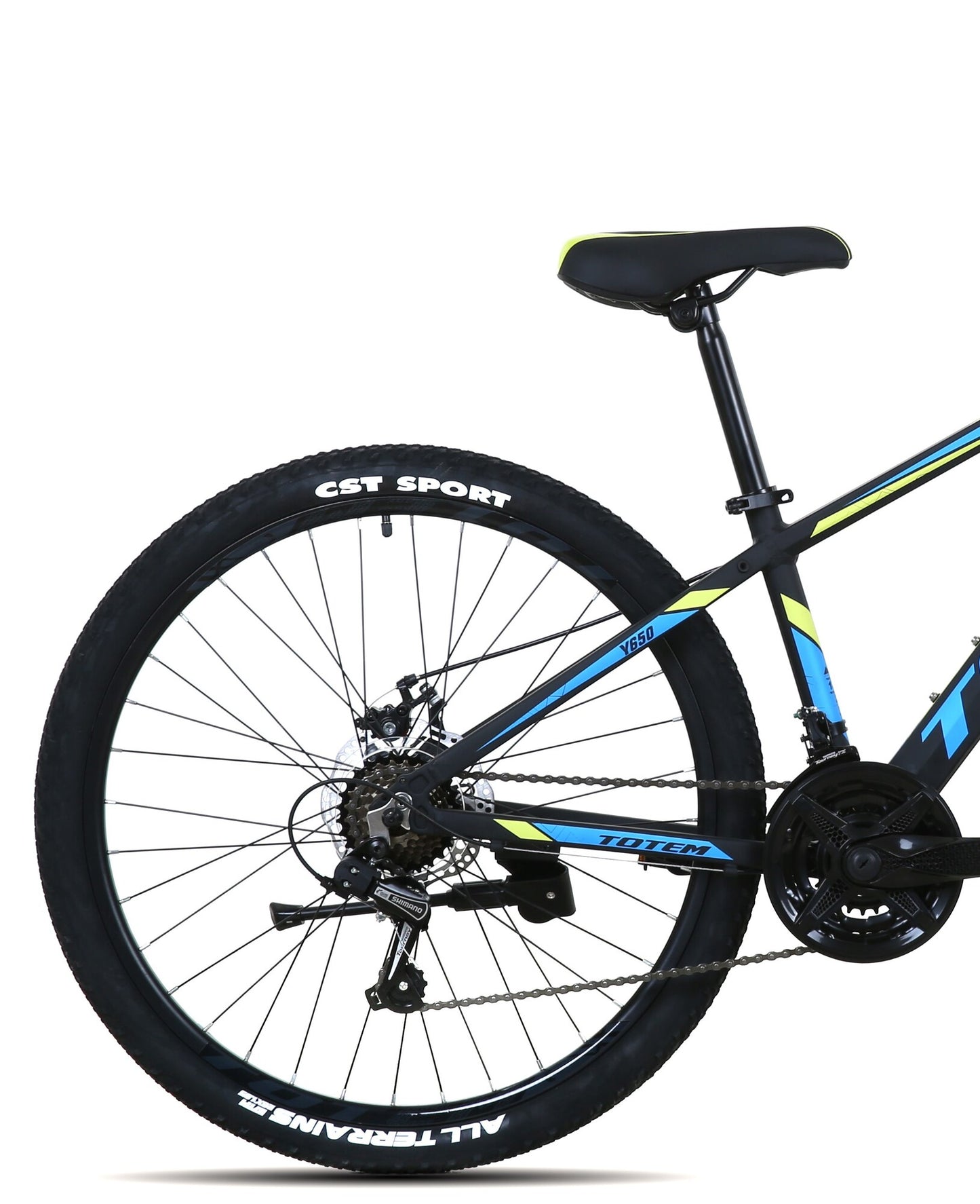 BICICLETA TOTEM MTB ARO 26 MODELO Y650 NEGRO AZUL