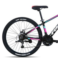 BICICLETA TOTEM MTB ARO 26 MODELO Y650 NEGRO ROSA