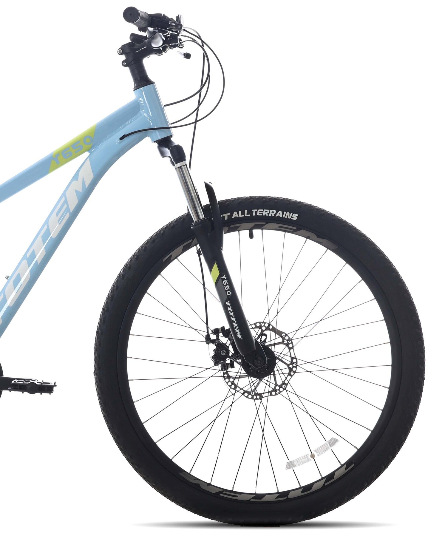 BICICLETA TOTEM MTB ARO 26 MODELO Y650 CELESTE VERDE