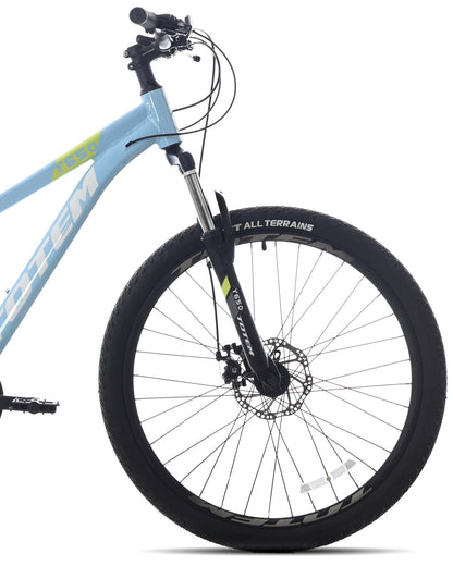 BICICLETA TOTEM MTB ARO 26 MODELO Y650 CELESTE VERDE