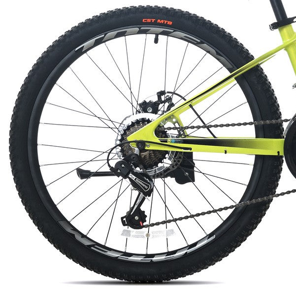 BICICLETA DE MAGNESIO TOTEM MTB ARO 24 MOD MARTIN AMARILLO