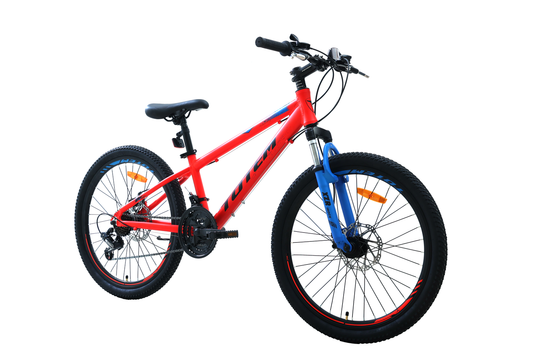 BICICLETA TOTEM MTB ARO 24 MODELO ATLANTIS ROJO