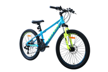 BICICLETA TOTEM MTB ARO 24 MODELO ATLANTIS AZUL CAMALEON