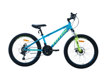 BICICLETA TOTEM MTB ARO 24 MODELO ATLANTIS AZUL CAMALEON