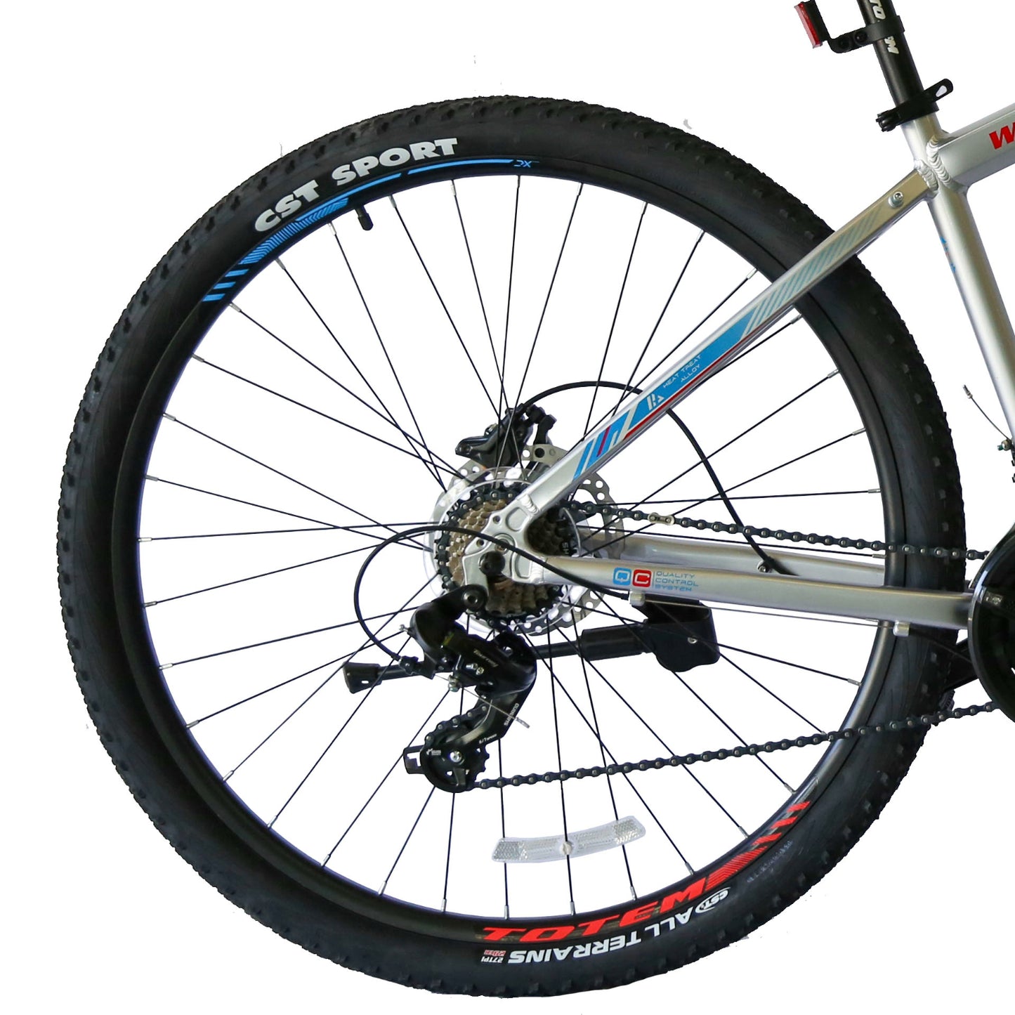 BICICLETA TOTEM MTB ARO 29*17 MOD W790 COLOR PLATEA