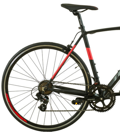 BICICLETA DE RUTA TOTEM SINCLAIR 700*54 NEGRO ROJO