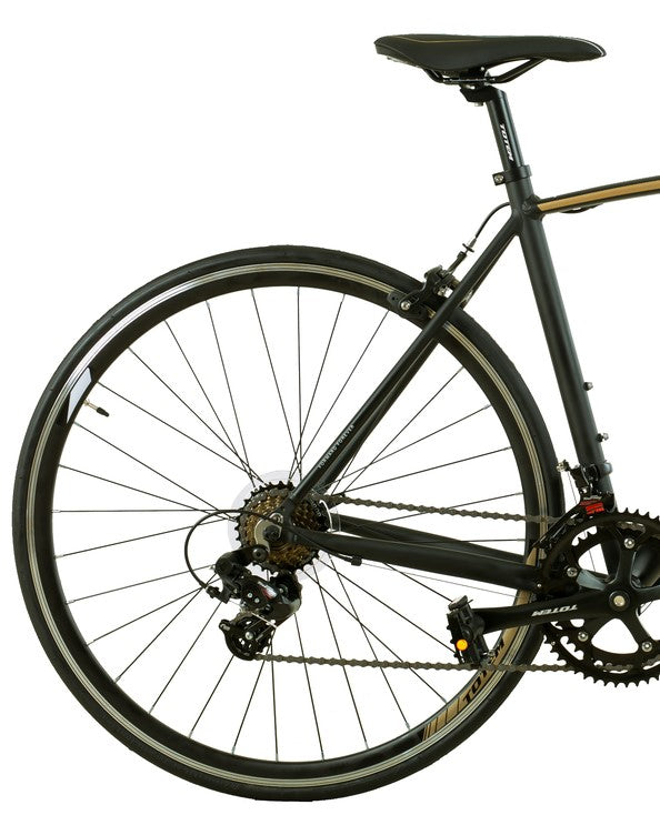 BICICLETA DE RUTA TOTEM SINCLAIR 700*52 NEGRO CAFE