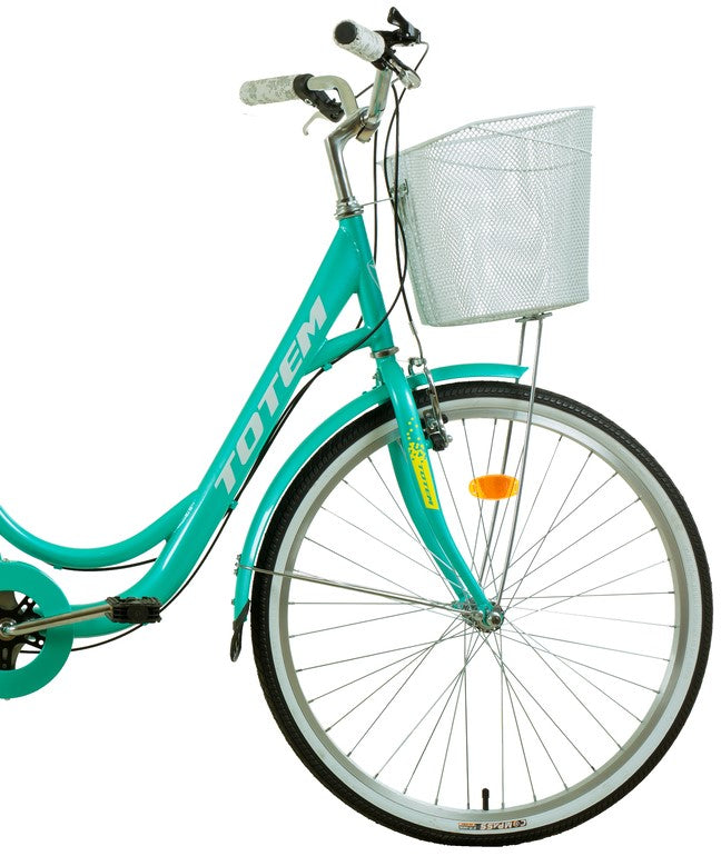 BICICLETA TOTEM CITY DAMA ARO 26 TURQUESA