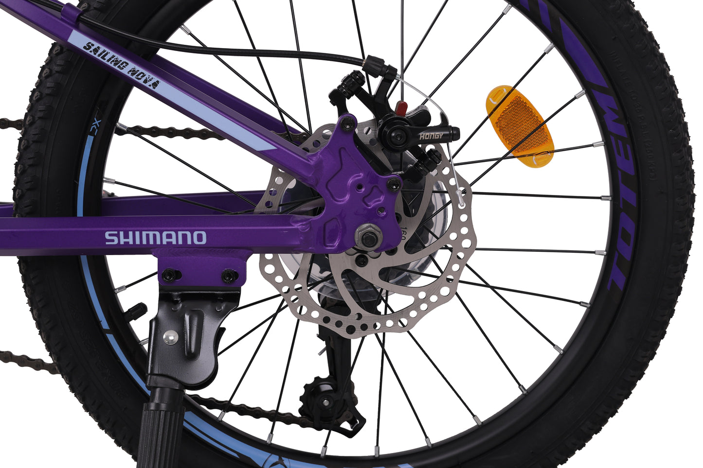 BICICLETA TOTEM MTB ARO 20 MODELO SAILING MORADO