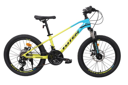 BICICLETA TOTEM MTB ARO 20 MODELO MARTIN MAGNESIO AMARILLO