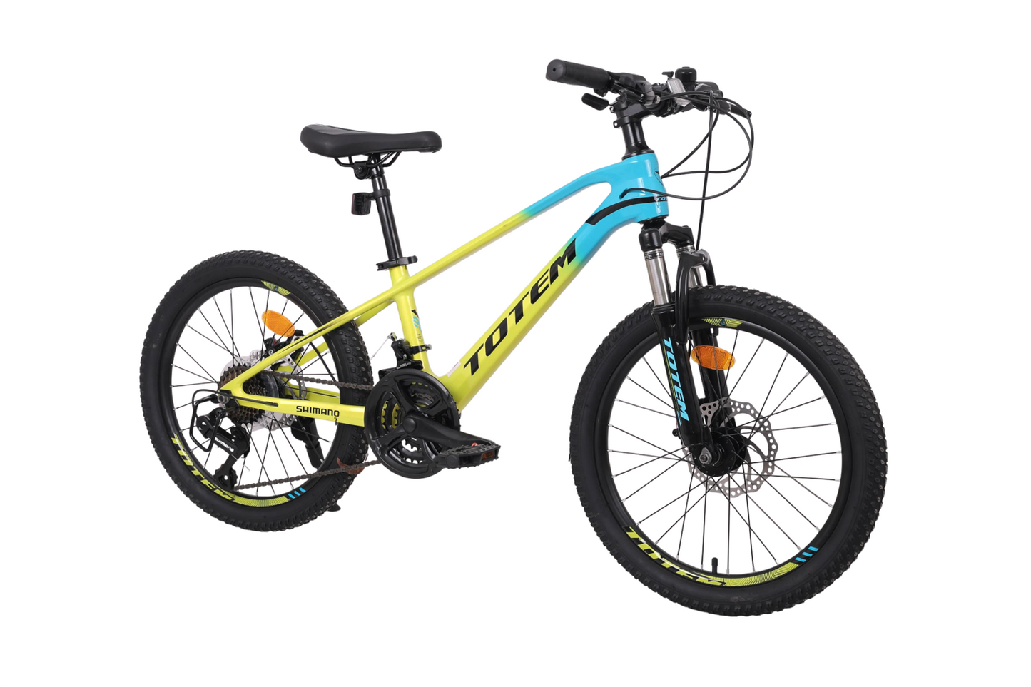 BICICLETA TOTEM MTB ARO 20 MODELO MARTIN MAGNESIO AMARILLO