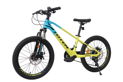 BICICLETA TOTEM MTB ARO 20 MODELO MARTIN MAGNESIO AMARILLO