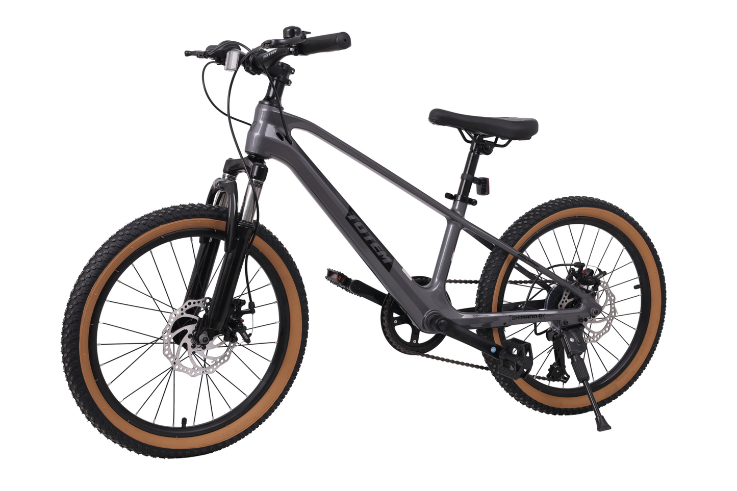 BICICLETA TOTEM MTB ARO 20 MODELO SPARK MAGNESIO Gris