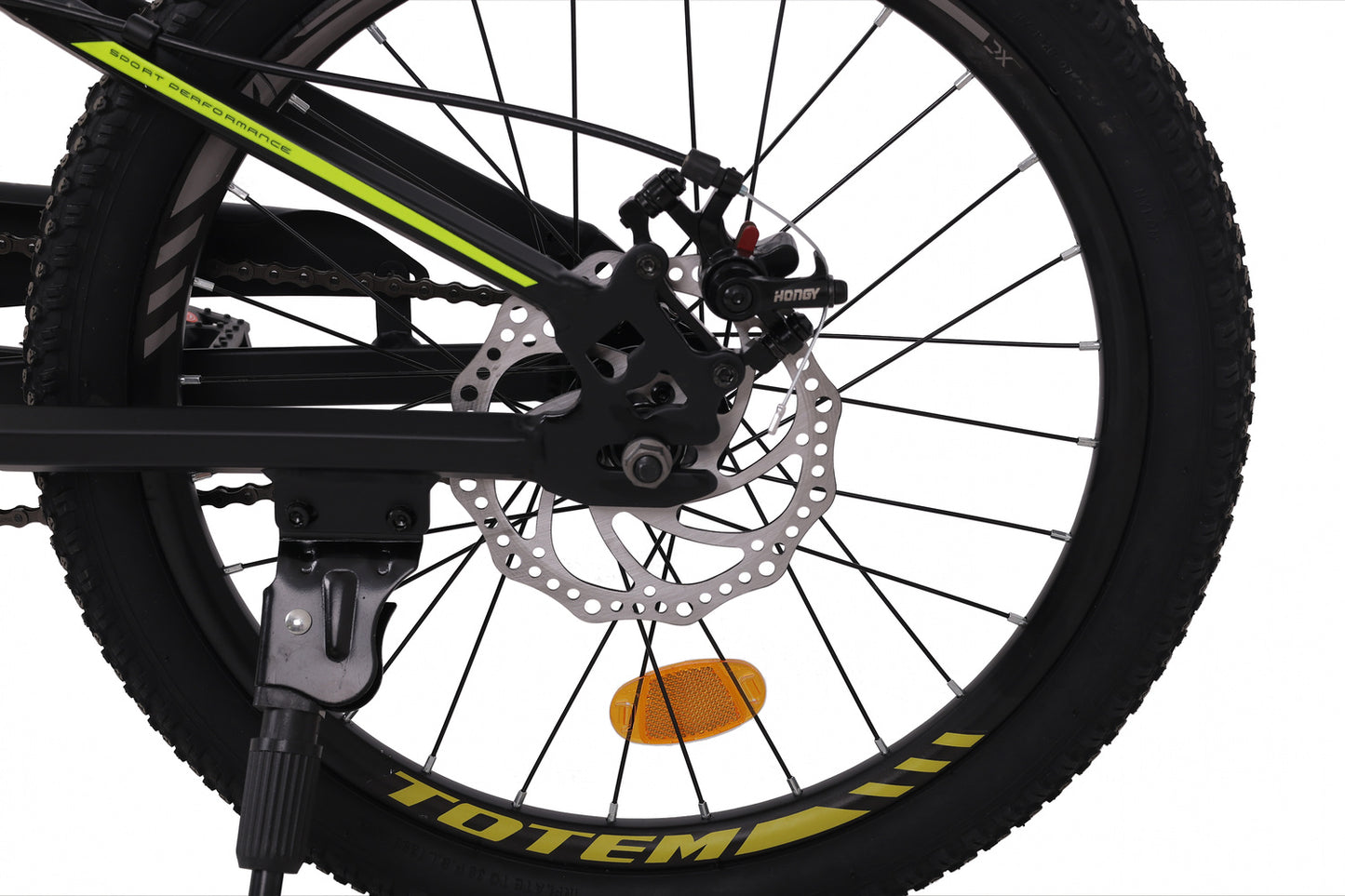 BICICLETA TOTEM MTB ARO 20 MODELO QUEST NEGRO