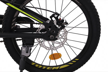 BICICLETA TOTEM MTB ARO 20 MODELO QUEST NEGRO