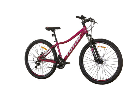 BICICLETA TOTEM MTB ARO 27.5*17 SKYBLUE COLOR FUCSIA