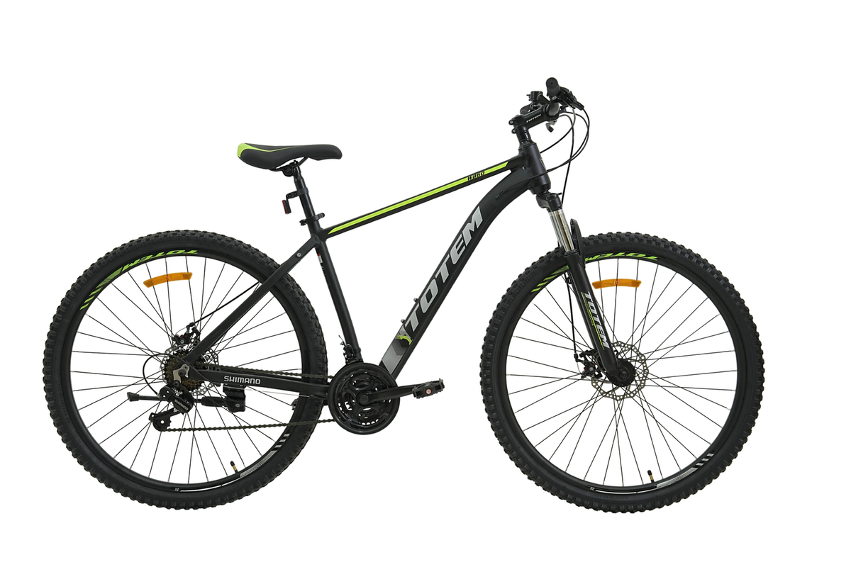 BICICLETA TOTEM MTB W860 ARO 29 TALLA 19 NEGRO VERDE