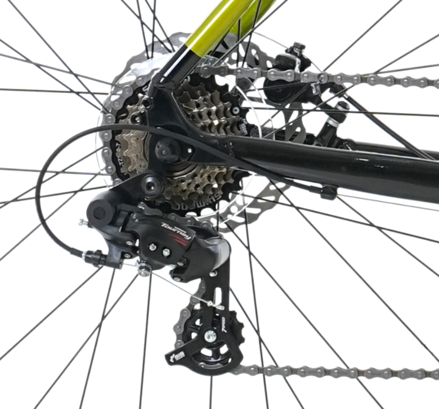 BICICLETA GRAVEL TOTEM 700*54 GRAVEL-X NEGRO VERDE