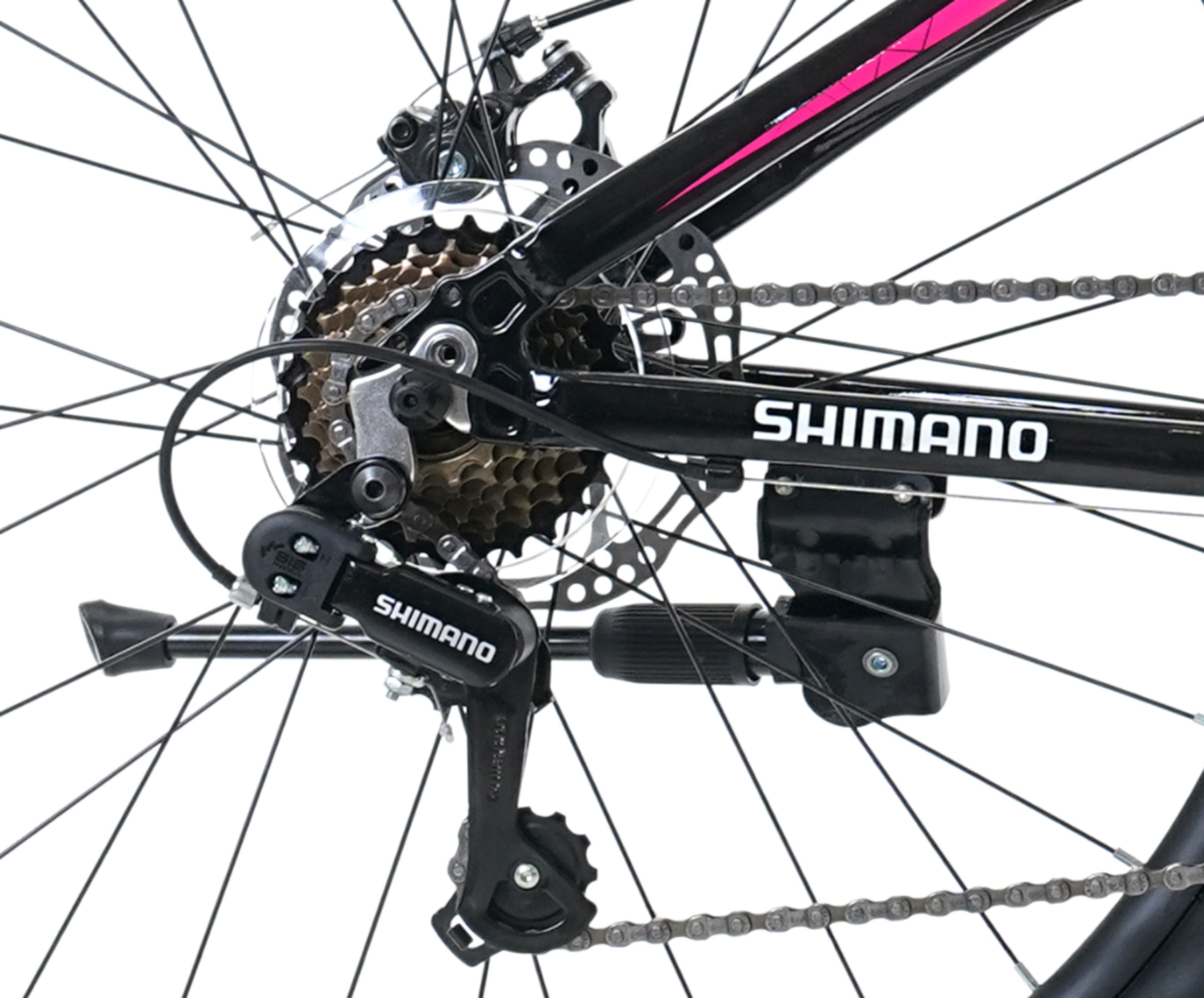 BICICLETA TOTEM MTB ARO 26 MODELO Y650 NEGRO ROSA
