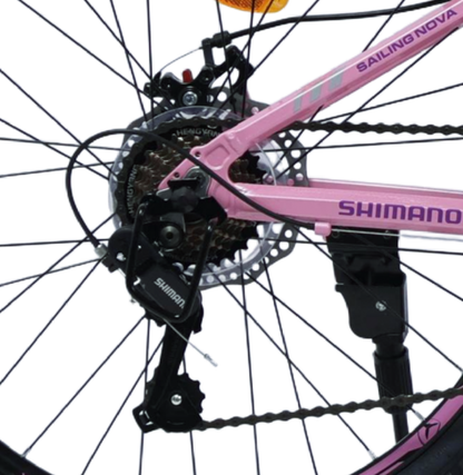 BICICLETA TOTEM MTB ARO 24 SAILING NOVA  COLOR ROSADO