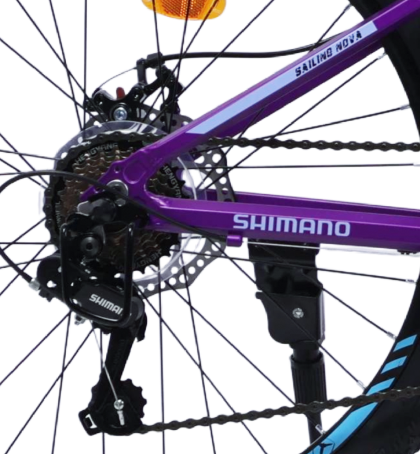 BICICLETA TOTEM MTB ARO 24 SAILING NOVA  COLOR MORADO