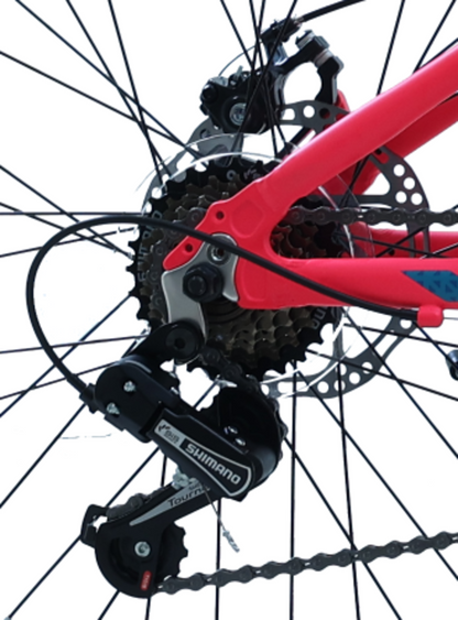 BICICLETA TOTEM MTB ARO 24 MODELO SITARA FUCSIA