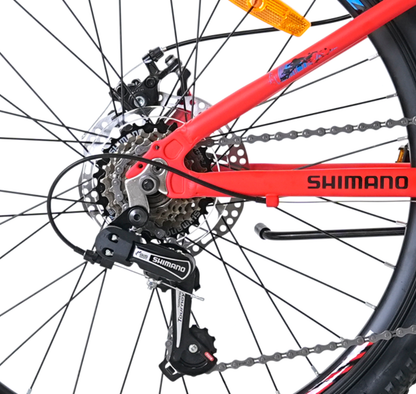 BICICLETA TOTEM MTB ARO 24 MODELO ATLANTIS ROJO