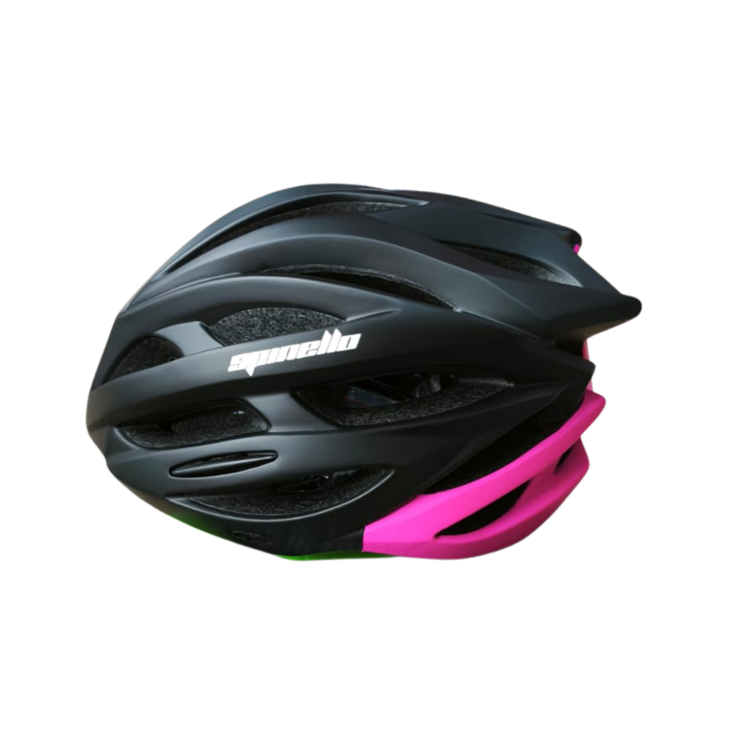 Casco De Bicicleta MTB Spinello HB31 Talla S-M Negro/Rosa