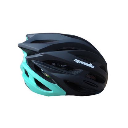 Casco De Bicicleta MTB Spinello HB31 Talla L-XL Negro/Celeste