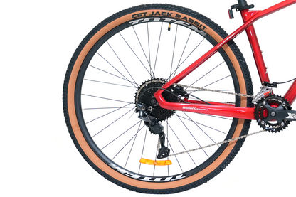 BICICLETA TOTEM MTB CARBONO PEGASUS ARO 29X16 ROJO