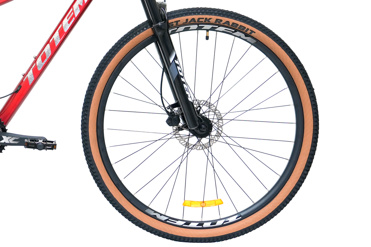 BICICLETA TOTEM MTB CARBONO PEGASUS ARO 29X16 ROJO