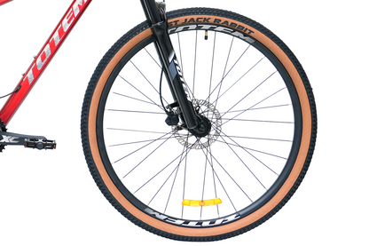 BICICLETA TOTEM MTB CARBONO PEGASUS ARO 29X16 ROJO