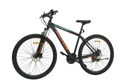 BICICLETA TOTEM MTB W790 ARO 29 TALLA 19 NEGRO CON NARANJA