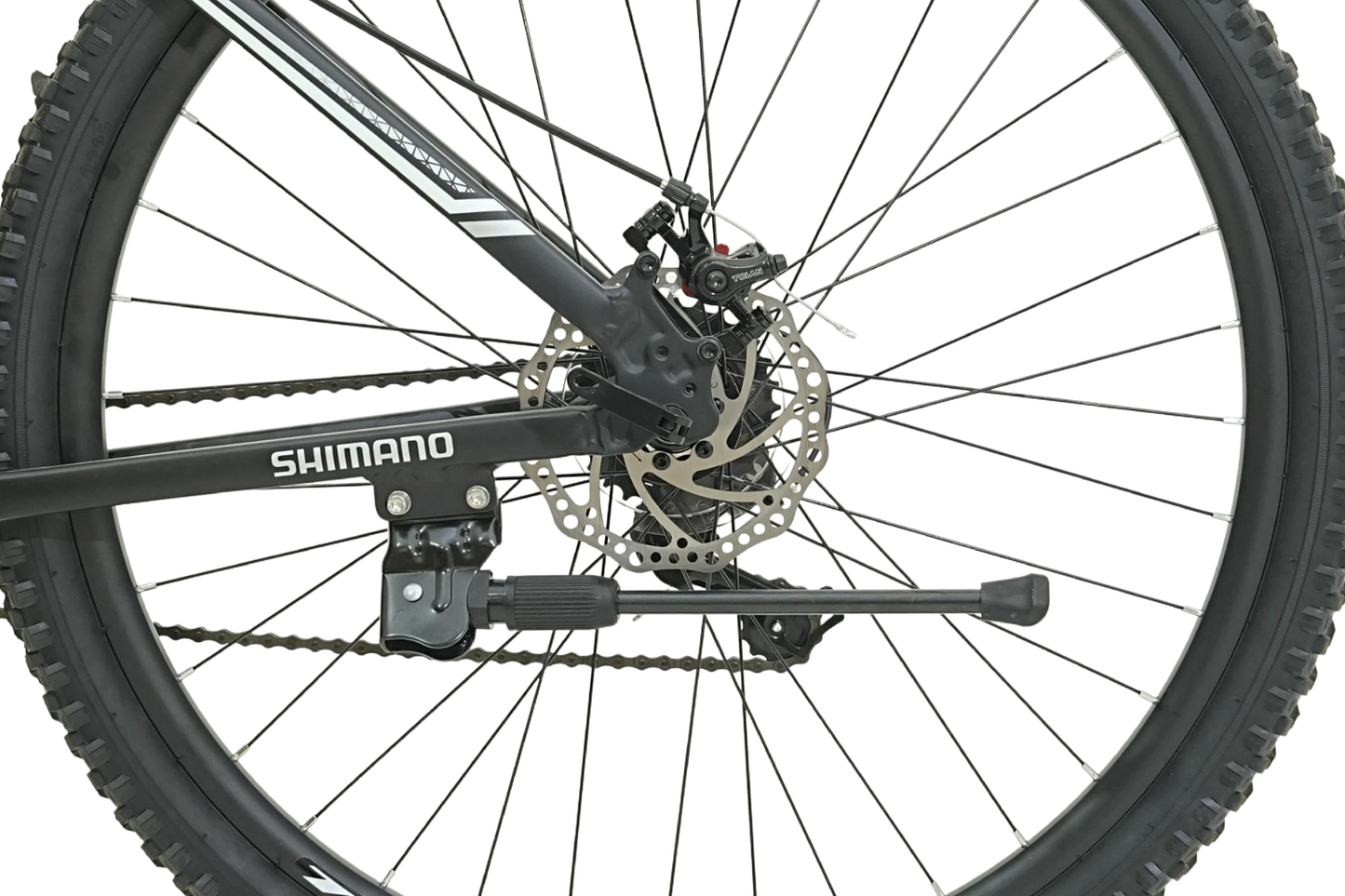BICICLETA TOTEM MTB W760 ARO 29 TALLA 17 NEGRO CON GRIS