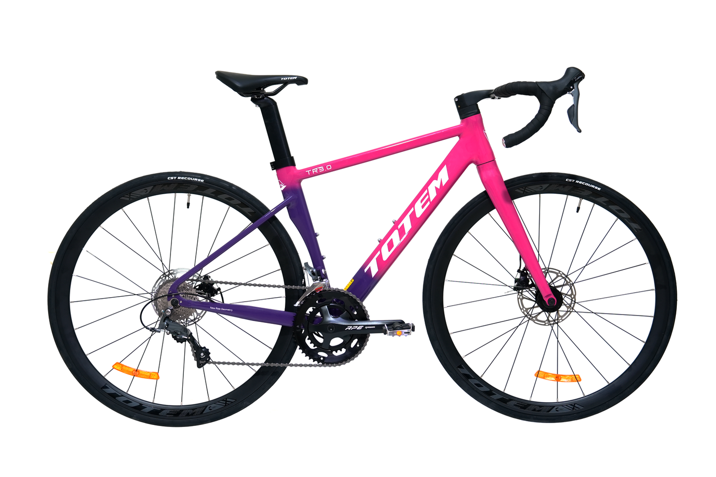 BICICLETA DE RUTA TOTEM TR 3.0 700X46 ROSADO