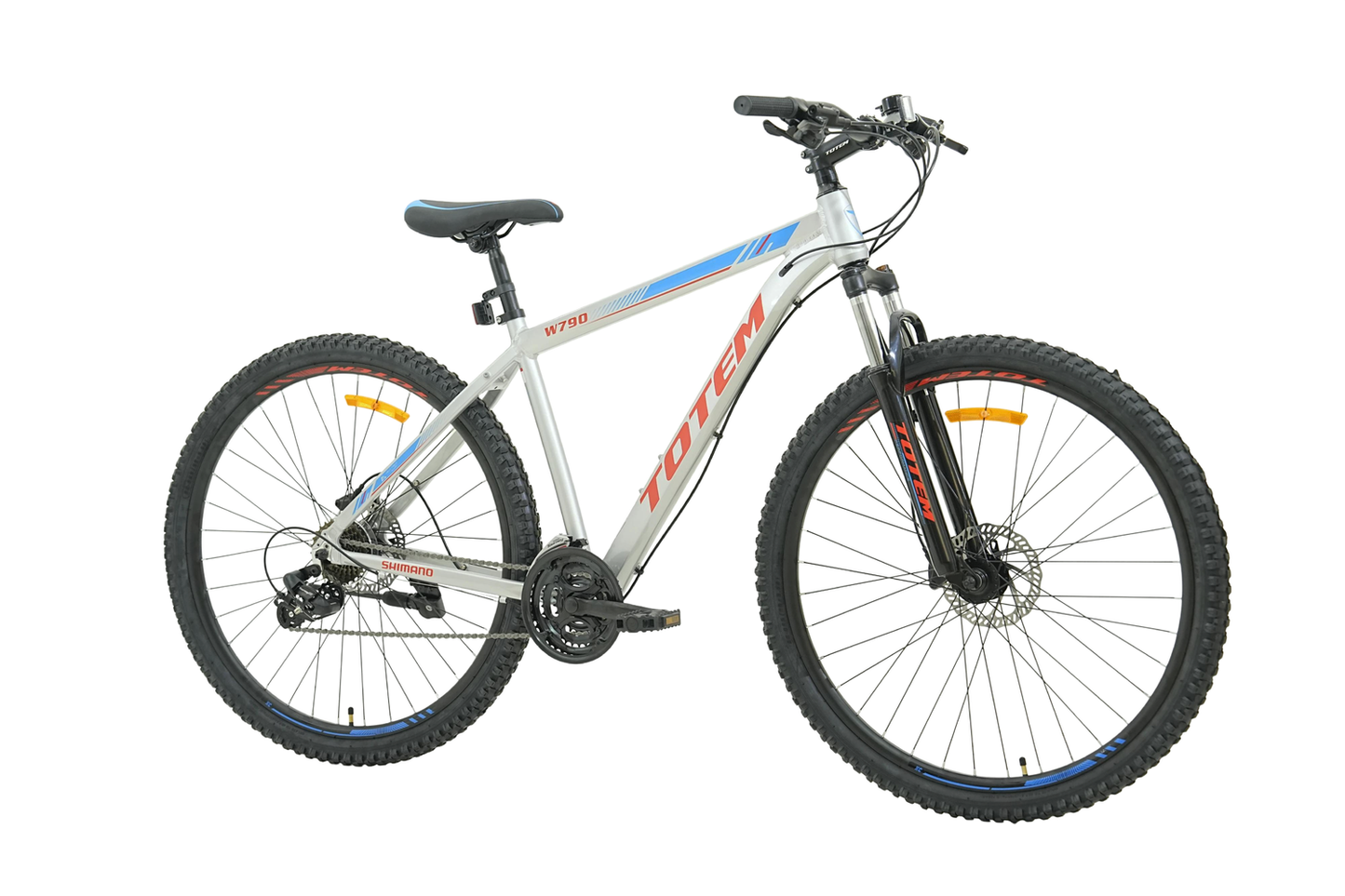 BICICLETA TOTEM MTB W790 ARO 29 TALLA 19 COLOR PLATEADO