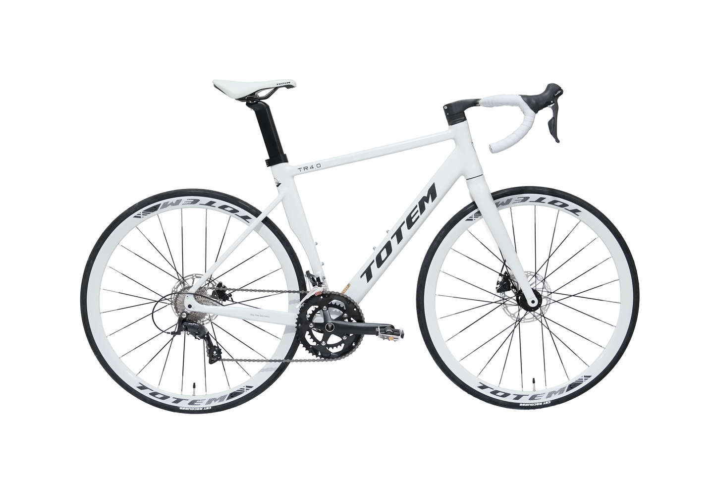 BICICLETA DE RUTA TOTEM TR 4.0 700X52 BLANCO