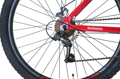 BICICLETA TOTEM MTB ARO 27.5*17 SKYBLUE COLOR ROJO