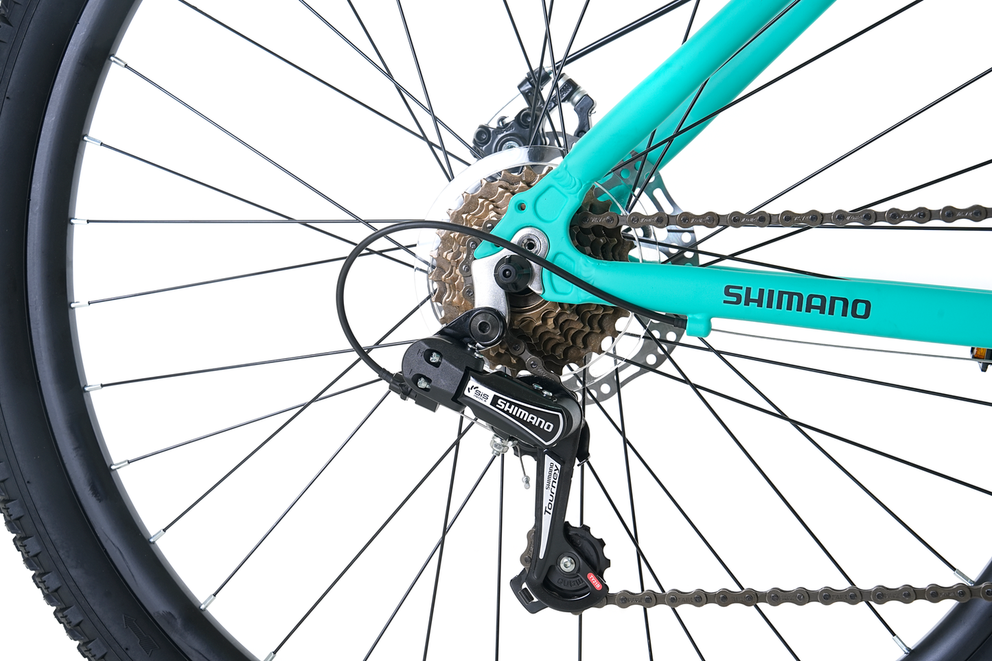 BICICLETA TOTEM MTB ARO 27.5*17 SKYBLUE COLOR TURQUESA