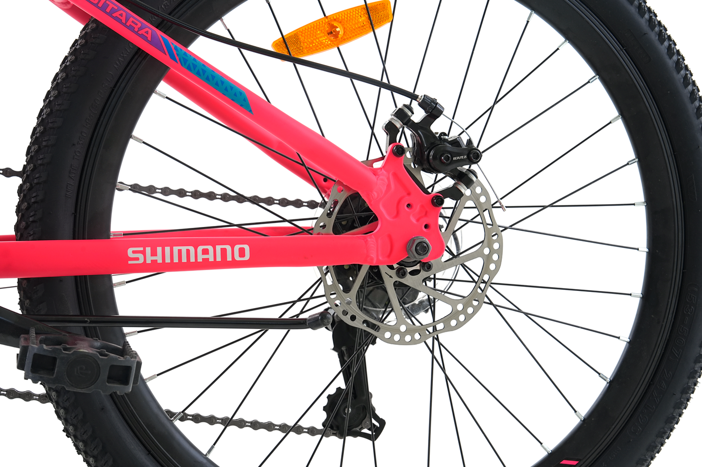 BICICLETA TOTEM MTB ARO 24 MODELO SITARA FUCSIA