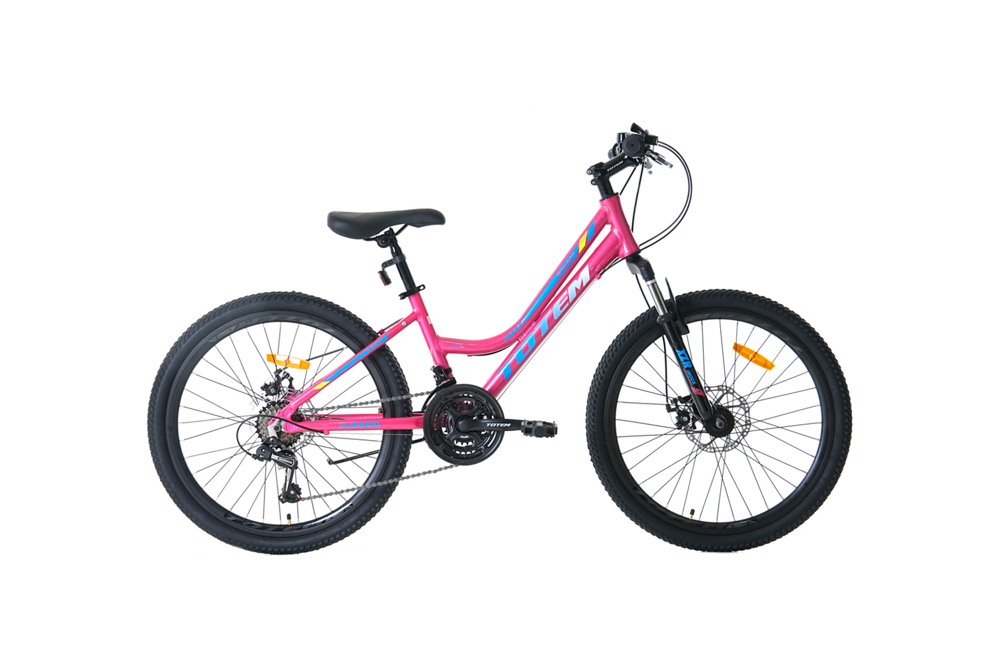 BICICLETA TOTEM MTB ARO 24 MODELO SITARA ROSADO