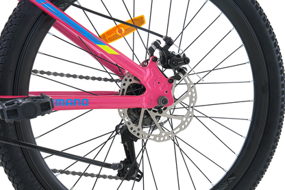 BICICLETA TOTEM MTB ARO 24 MODELO SITARA ROSADO