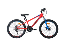 BICICLETA TOTEM MTB ARO 24 MODELO ATLANTIS ROJO