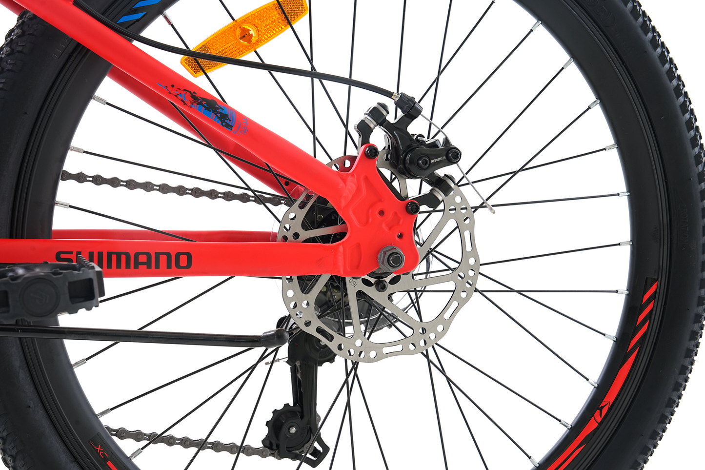 BICICLETA TOTEM MTB ARO 24 MODELO ATLANTIS ROJO