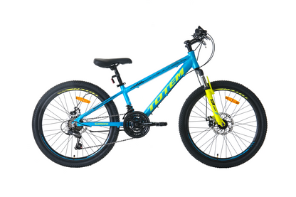 BICICLETA TOTEM MTB ARO 24 MODELO ATLANTIS AZUL CAMALEON